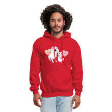 Load image into Gallery viewer, Valentine Hearts Classic Hoodie - red