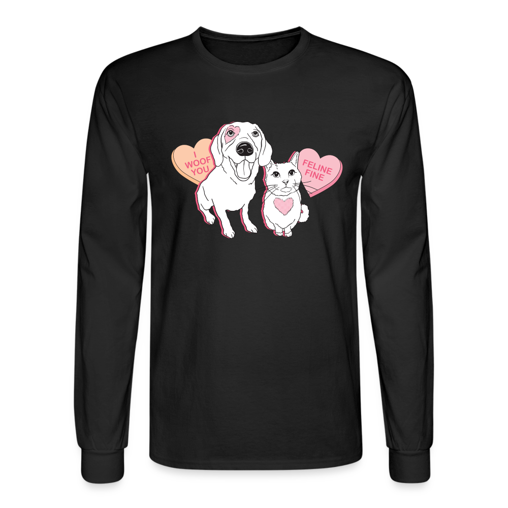 
                  
                    Valentine Hearts Long Sleeve T-Shirt - black
                  
                