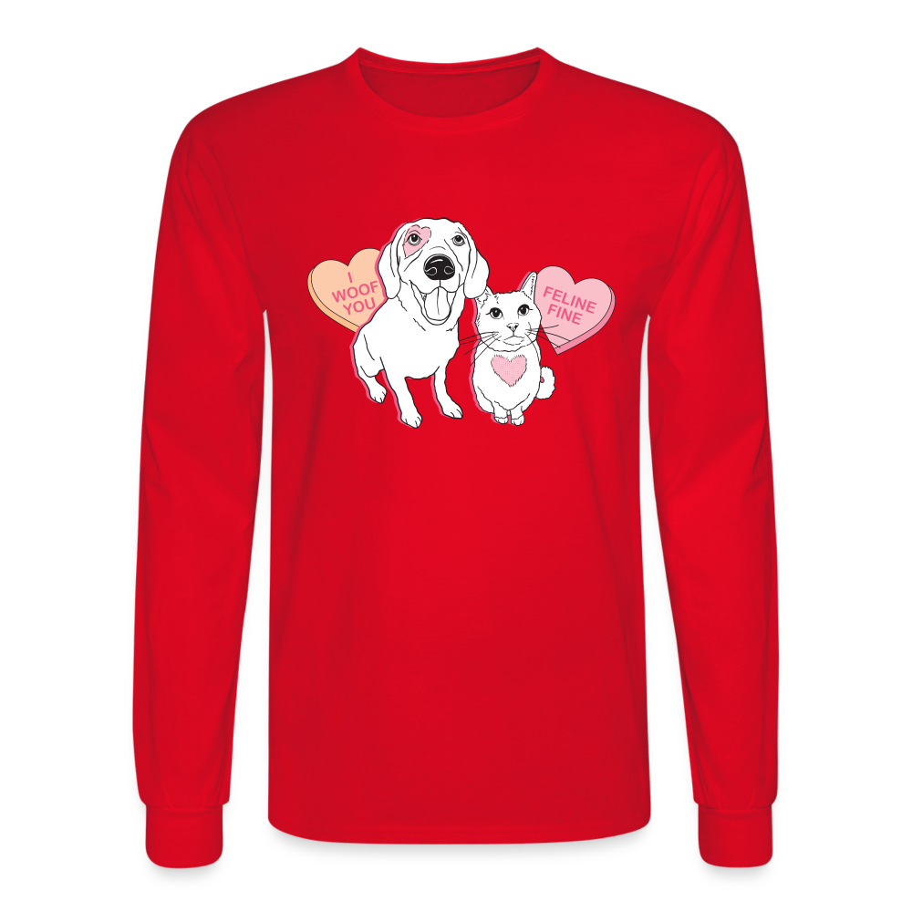
                  
                    Valentine Hearts Long Sleeve T-Shirt - red
                  
                
