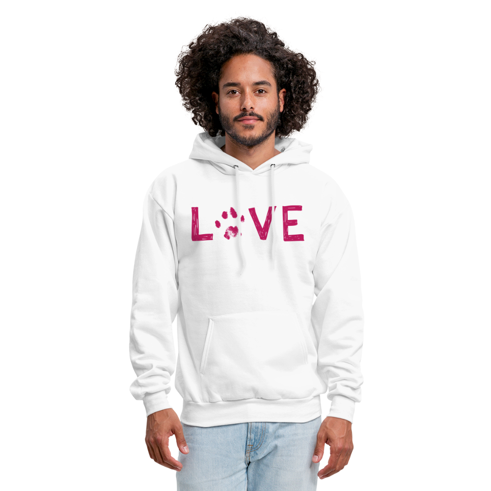 
                  
                    Love Pawprint Classic Hoodie - white
                  
                