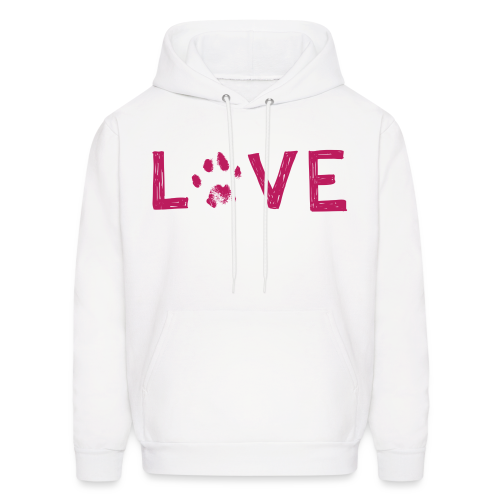 
                  
                    Love Pawprint Classic Hoodie - white
                  
                