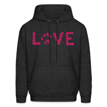 Load image into Gallery viewer, Love Pawprint Classic Hoodie - charcoal grey