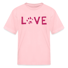 Load image into Gallery viewer, Love Pawprint Kids&#39; T-Shirt - pink