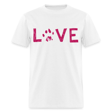 Load image into Gallery viewer, Love Pawprint Classic T-Shirt - white