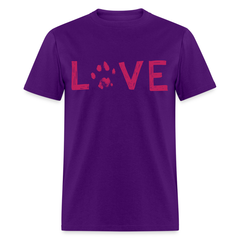 
                  
                    Love Pawprint Classic T-Shirt - purple
                  
                