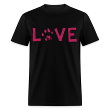 Load image into Gallery viewer, Love Pawprint Classic T-Shirt - black