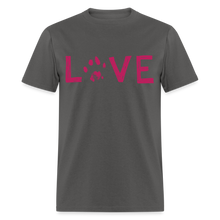 Load image into Gallery viewer, Love Pawprint Classic T-Shirt - charcoal
