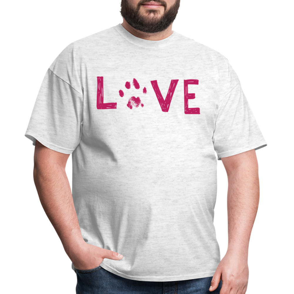 
                  
                    Love Pawprint Classic T-Shirt - light heather gray
                  
                
