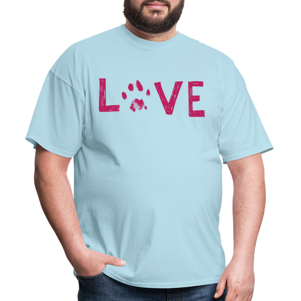 
                  
                    Love Pawprint Classic T-Shirt - powder blue
                  
                