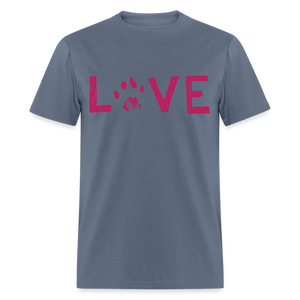 Love Pawprint Classic T-Shirt - denim