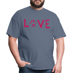 Love Pawprint Classic T-Shirt - denim