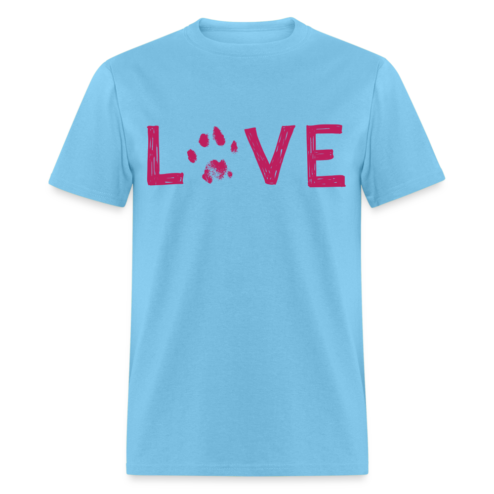 
                  
                    Love Pawprint Classic T-Shirt - aquatic blue
                  
                