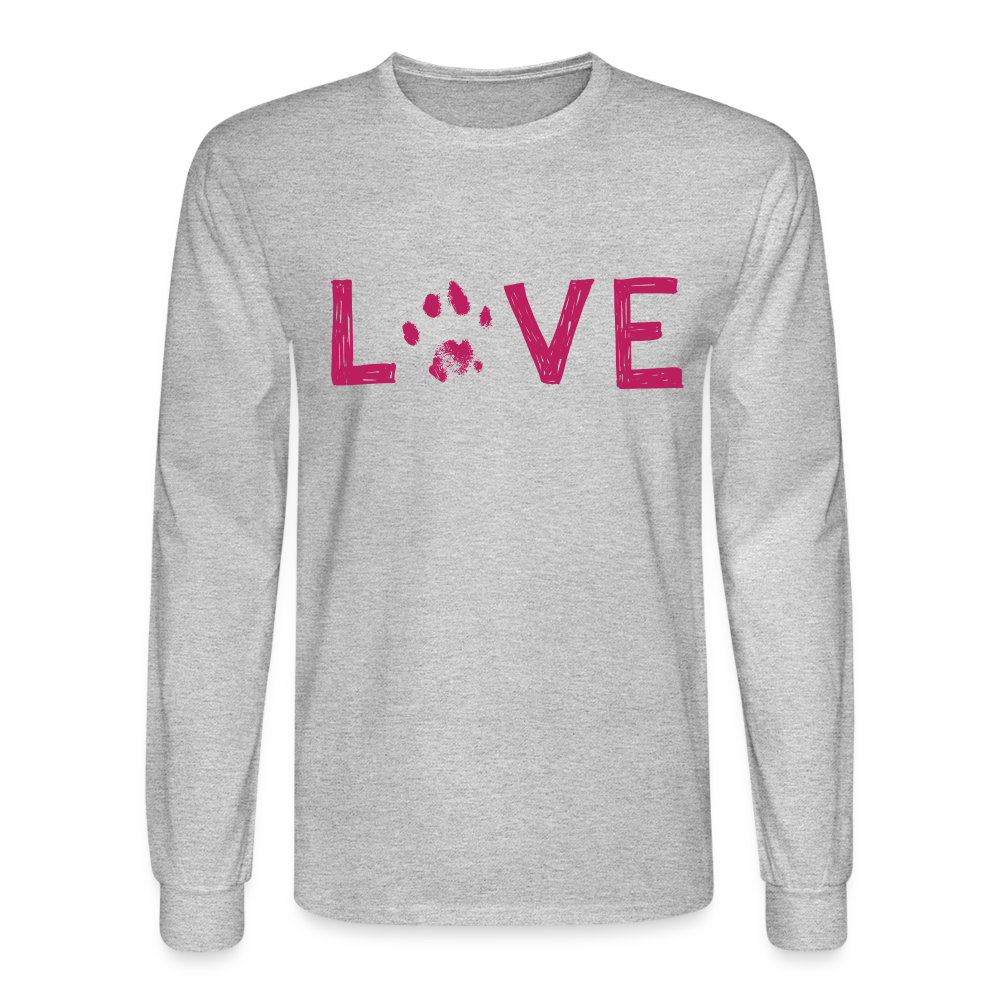 
                  
                    Love Pawprint Classic Long Sleeve T-Shirt - heather gray
                  
                