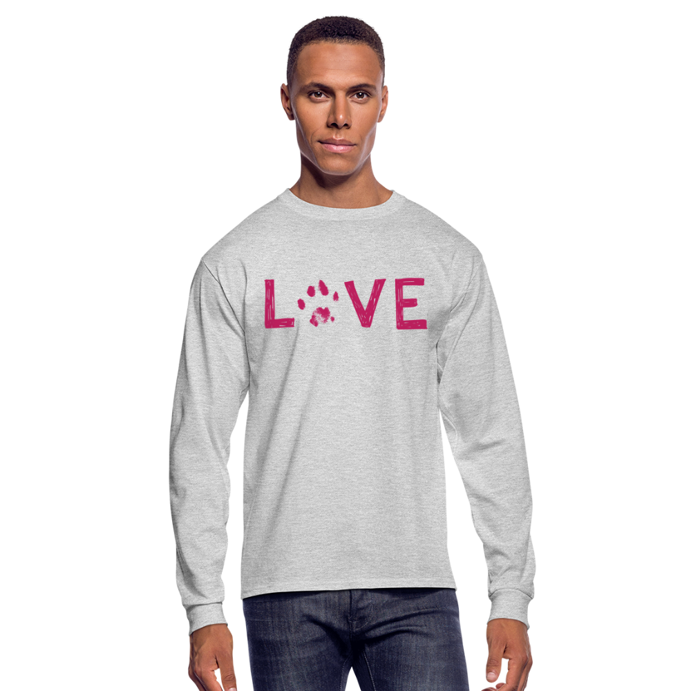 
                  
                    Love Pawprint Classic Long Sleeve T-Shirt - heather gray
                  
                