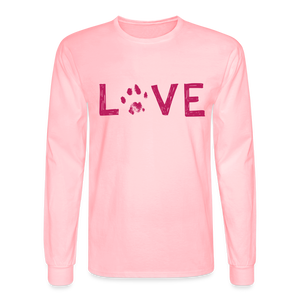 Love Pawprint Classic Long Sleeve T-Shirt - pink