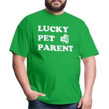 Load image into Gallery viewer, Lucky Pet Parent Classic T-Shirt - bright green