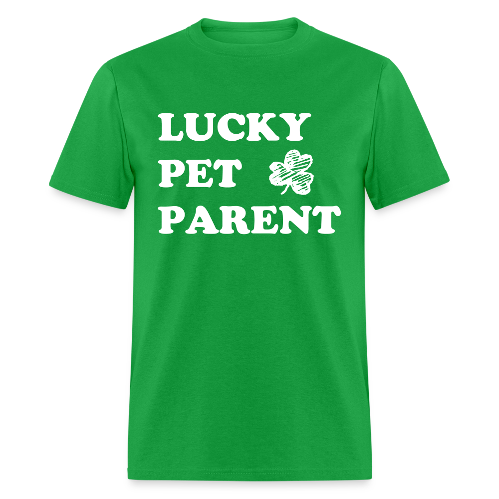 Lucky Pet Parent Classic T-Shirt - bright green