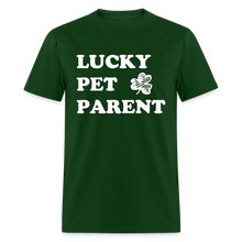 Load image into Gallery viewer, Lucky Pet Parent Classic T-Shirt - forest green