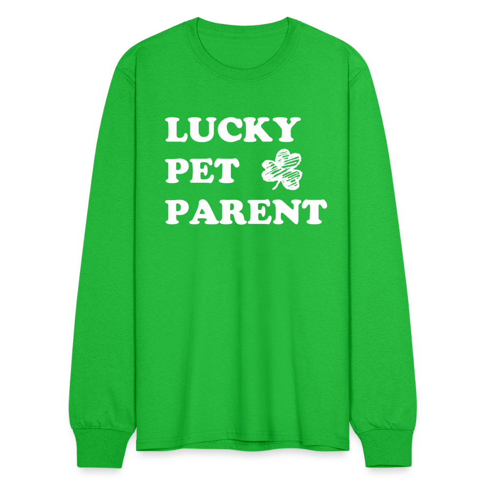 
                  
                    Lucky Pet Parent Long Sleeve T-Shirt - bright green
                  
                