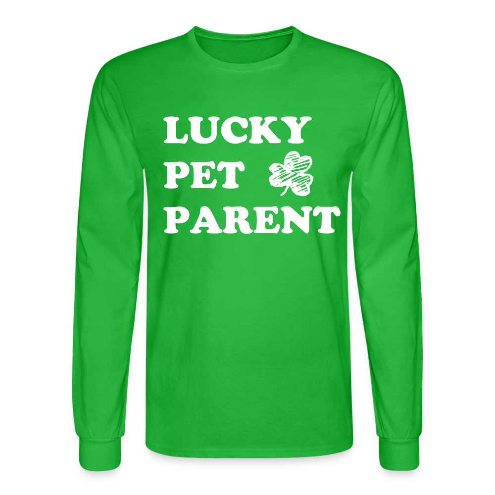 
                  
                    Lucky Pet Parent Long Sleeve T-Shirt - bright green
                  
                
