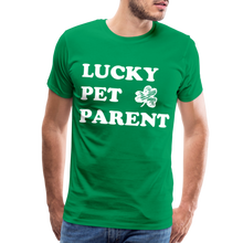 Load image into Gallery viewer, Lucky Pet Parent Premium T-Shirt - kelly green