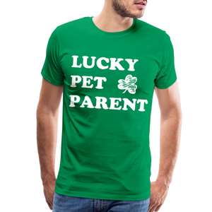 Lucky Pet Parent Premium T-Shirt - kelly green