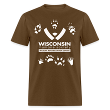 Load image into Gallery viewer, Wildlife Pawprints Classic T-Shirt - brown