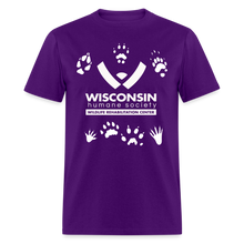 Load image into Gallery viewer, Wildlife Pawprints Classic T-Shirt - purple