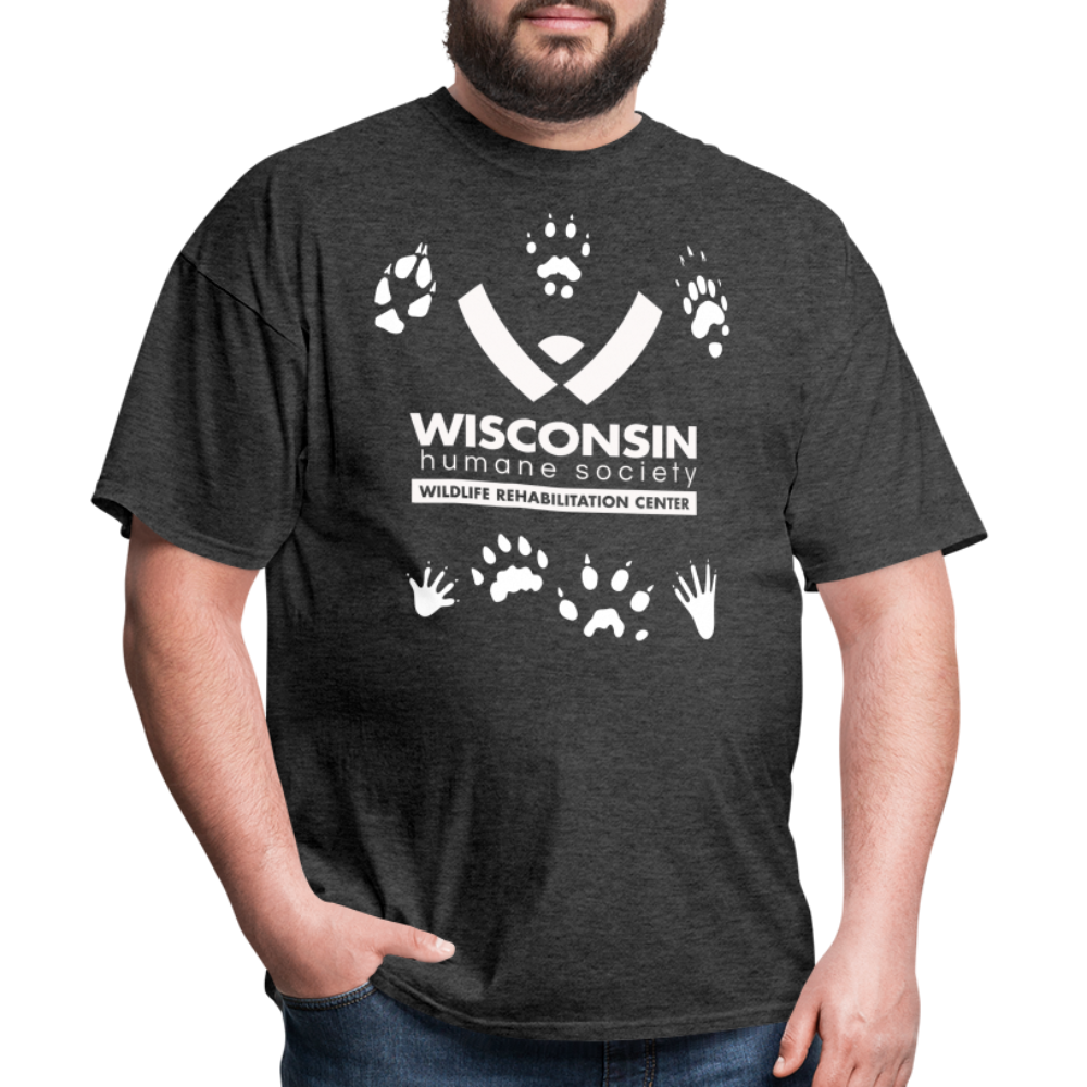 
                  
                    Wildlife Pawprints Classic T-Shirt - heather black
                  
                