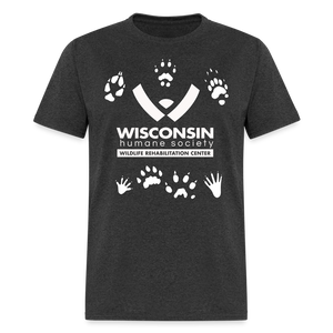 Wildlife Pawprints Classic T-Shirt - heather black