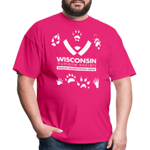 Load image into Gallery viewer, Wildlife Pawprints Classic T-Shirt - fuchsia