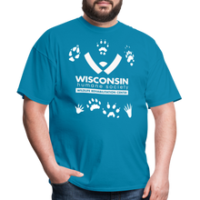 Load image into Gallery viewer, Wildlife Pawprints Classic T-Shirt - turquoise