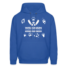 Load image into Gallery viewer, Wildlife Pawprints Classic Hoodie - royal blue