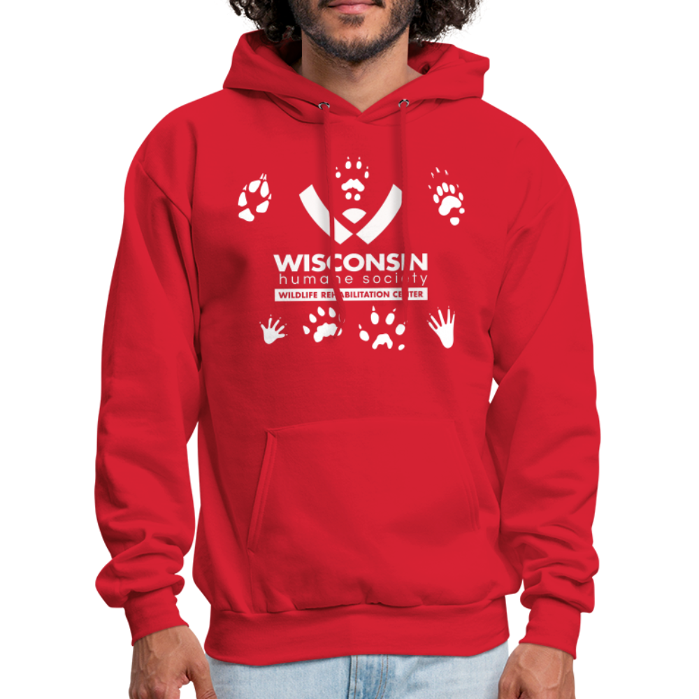 
                  
                    Wildlife Pawprints Classic Hoodie - red
                  
                