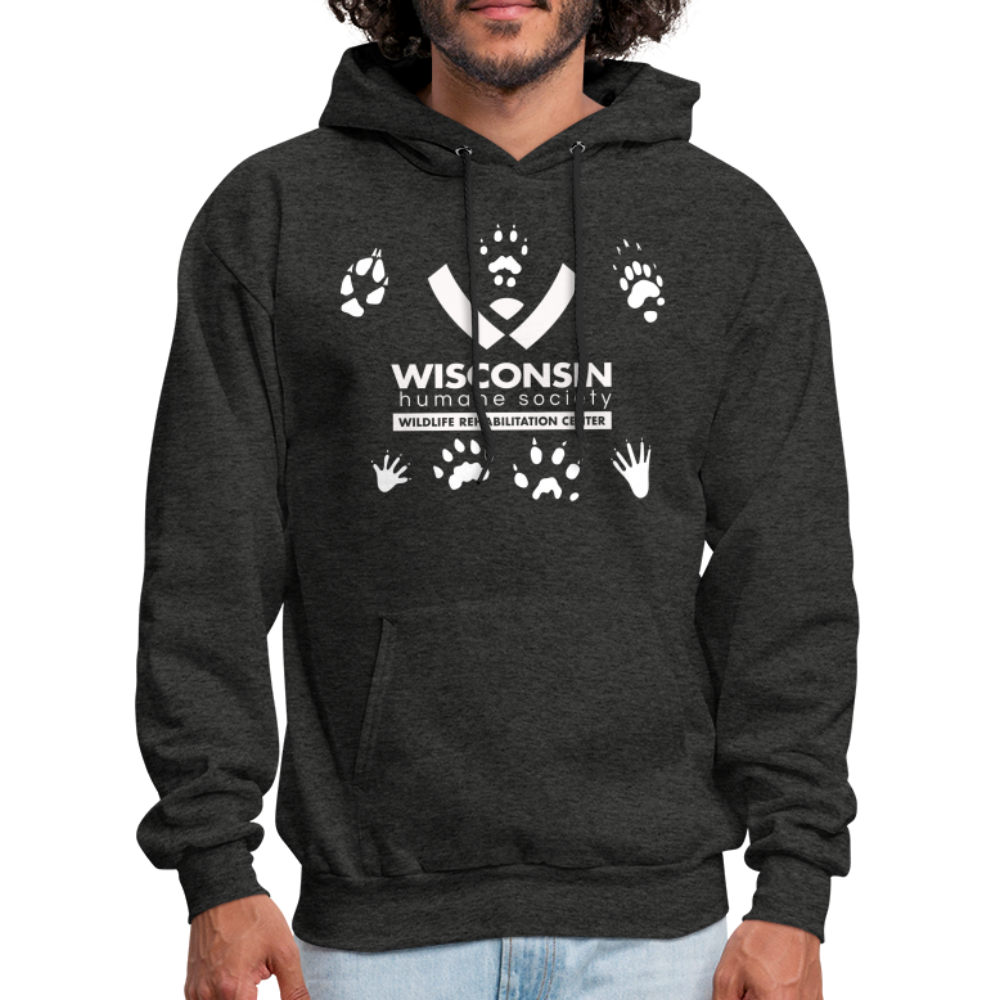 
                  
                    Wildlife Pawprints Classic Hoodie - charcoal grey
                  
                