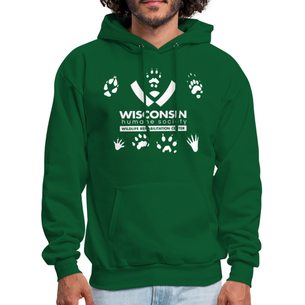 
                  
                    Wildlife Pawprints Classic Hoodie - forest green
                  
                