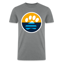 Load image into Gallery viewer, MKE Flag Paw Tri-Blend Organic T-Shirt - heather gray