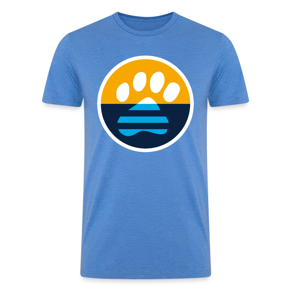 
                  
                    MKE Flag Paw Tri-Blend Organic T-Shirt -  heather blue
                  
                