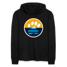Load image into Gallery viewer, MKE Flag Paw Unisex Long Sleeve Hoodie Shirt - black
