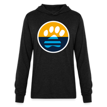 Load image into Gallery viewer, MKE Flag Paw Unisex Long Sleeve Hoodie Shirt - heather black