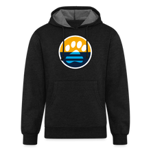 Load image into Gallery viewer, MKE Flag Paw Unisex Organic Hoodie - charcoal grey